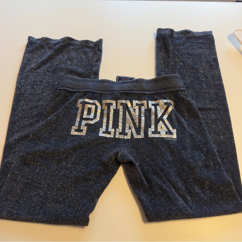 Sparkly vintage PINK low waisted pants